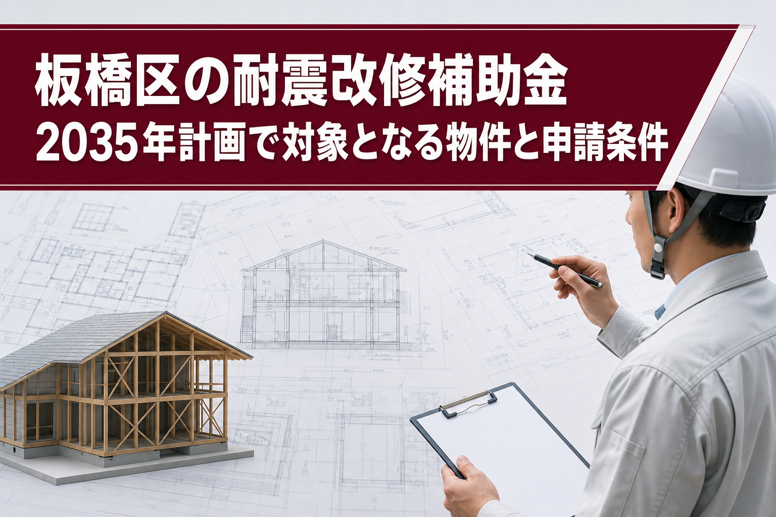 板橋区の耐震改修補助金｜2035年計画で対象となる物件と申請条件
