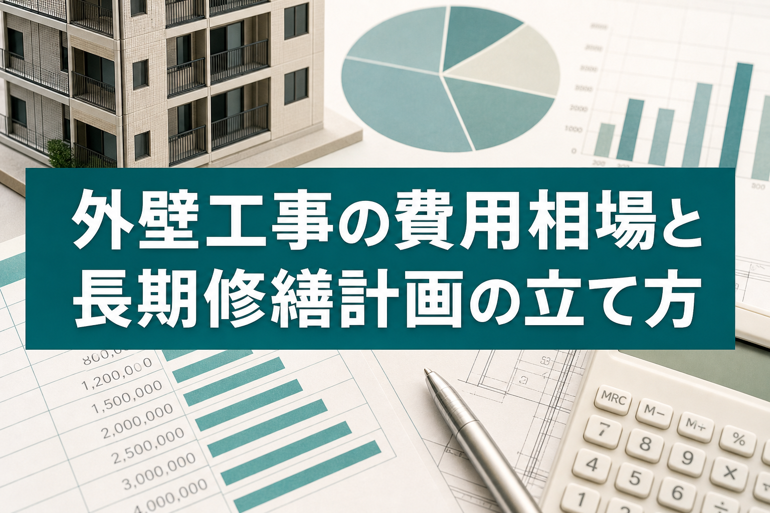 外壁工事の費用相場と長期修繕計画の立て方