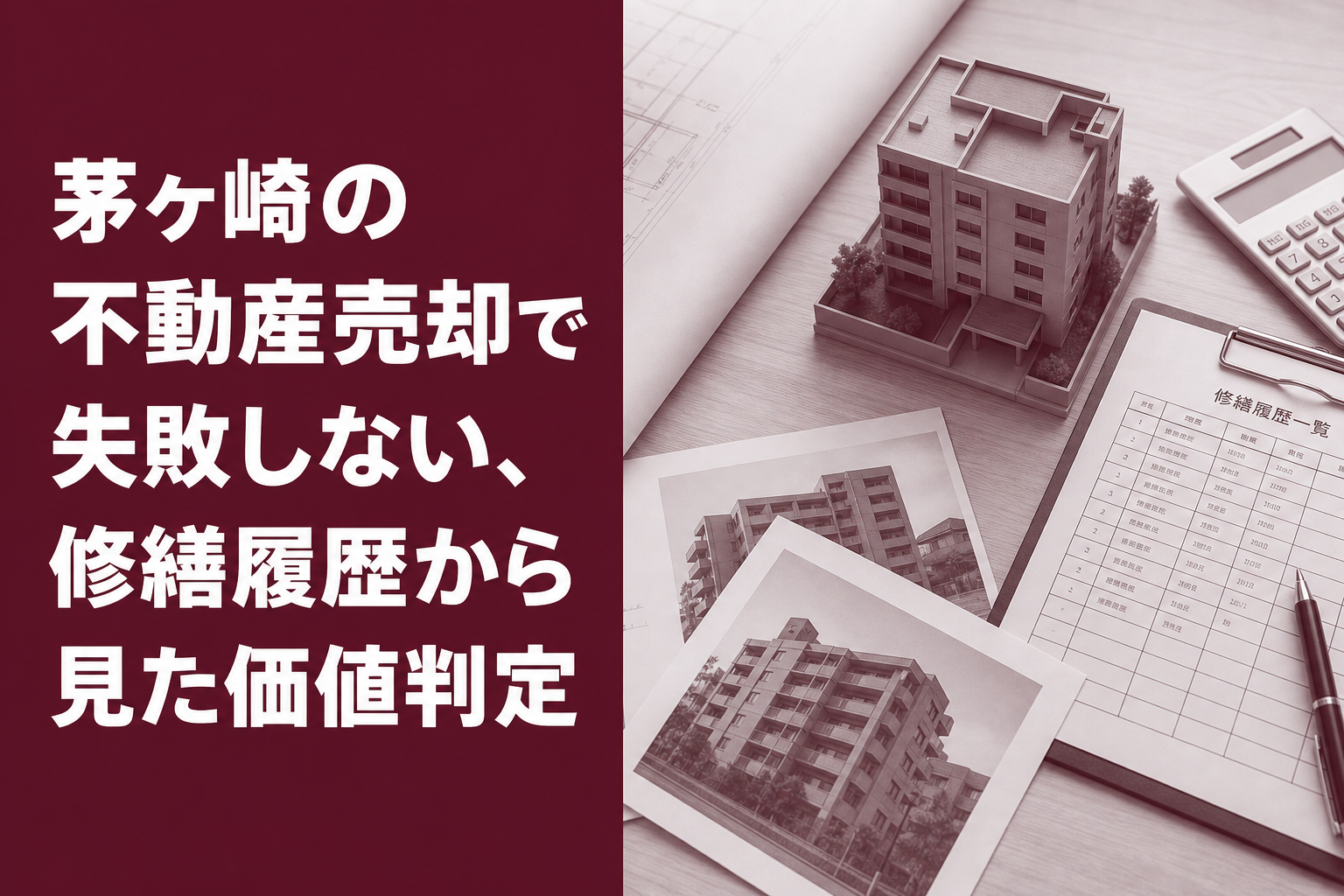 茅ヶ崎の不動産売却で失敗しない、修繕履歴から見た価値判定