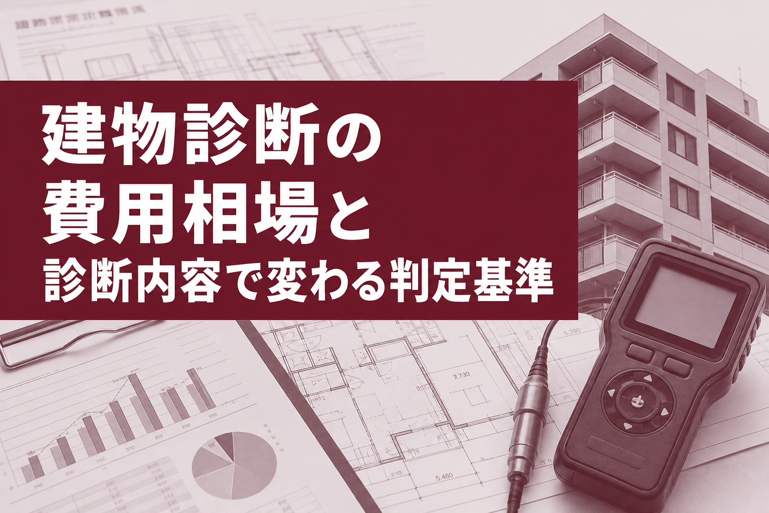 建物診断の費用相場と診断内容で変わる判定基準