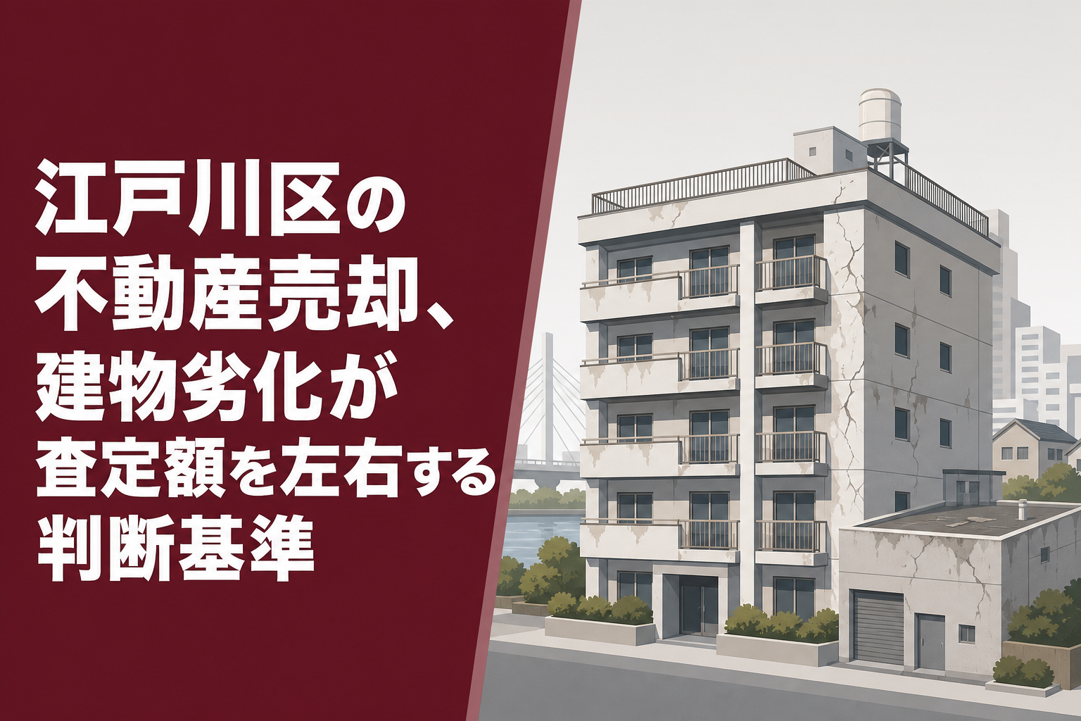 江戸川区の不動産売却、建物劣化が査定額を左右する判断基準
