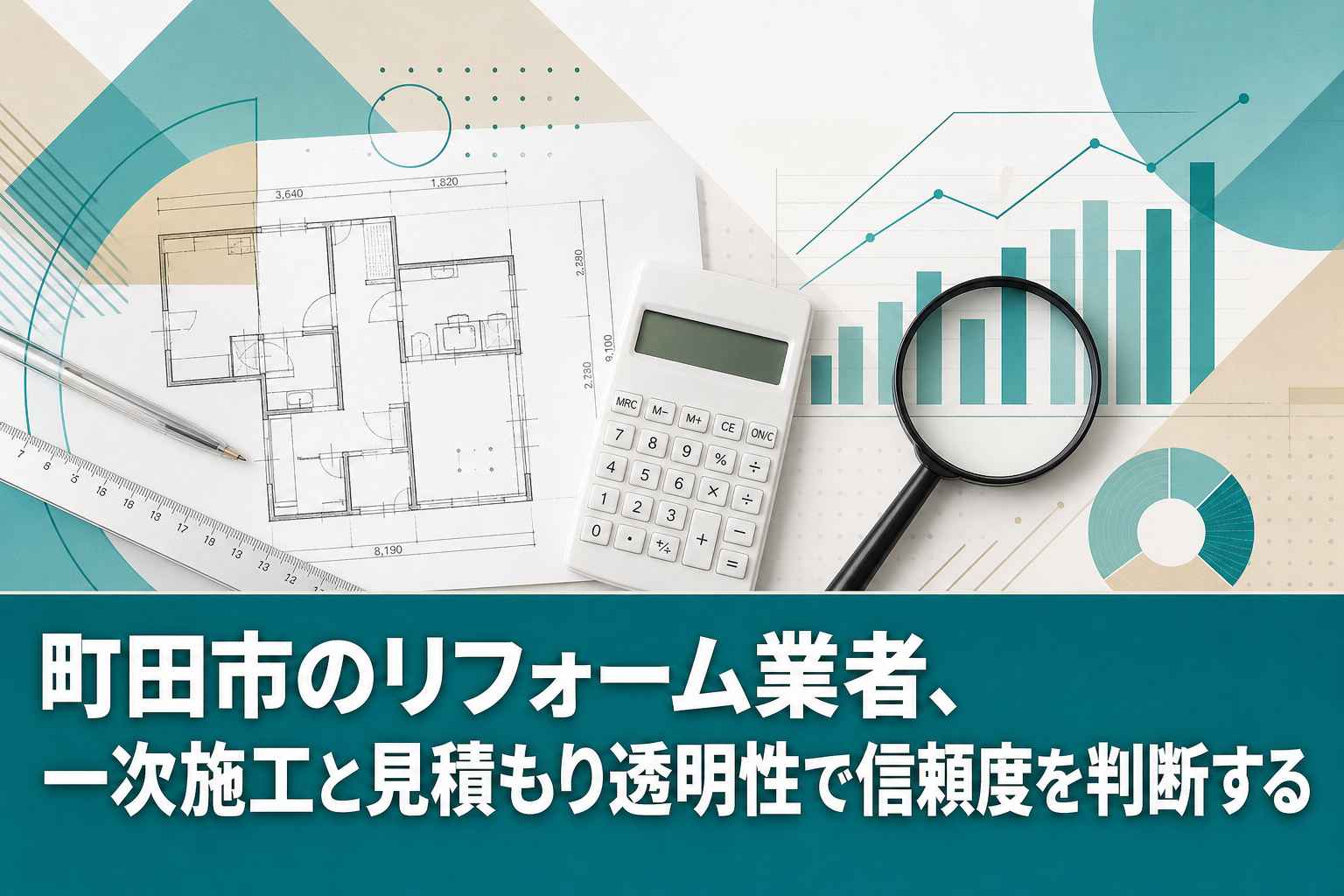 町田市のリフォーム業者、一次施工と見積もり透明性で信頼度を判断する