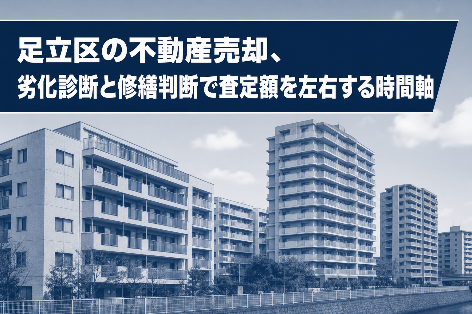 足立区の不動産売却、劣化診断と修繕判断で査定額を左右する時間軸