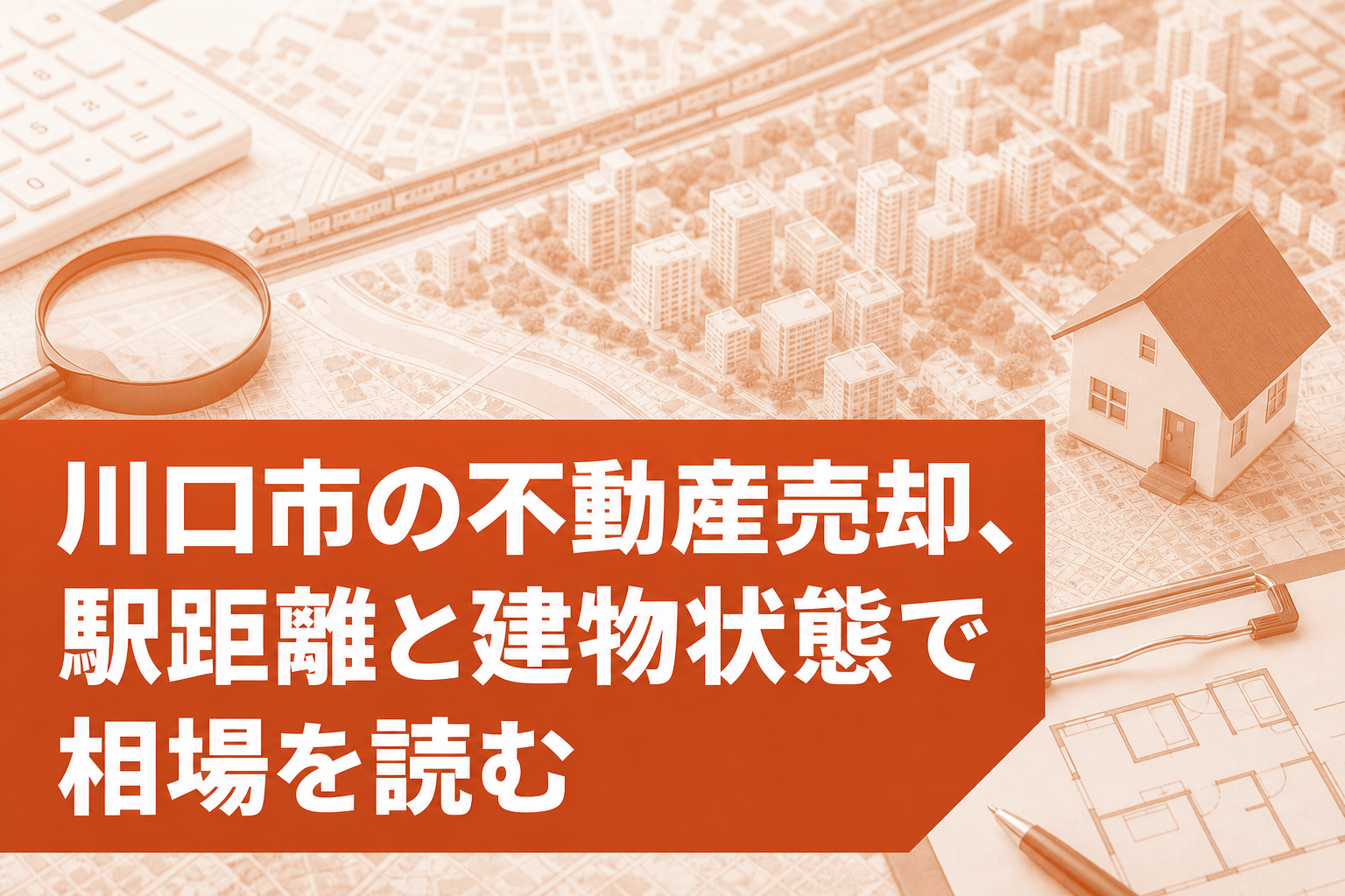 川口市の不動産売却、駅距離と建物状態で相場を読む