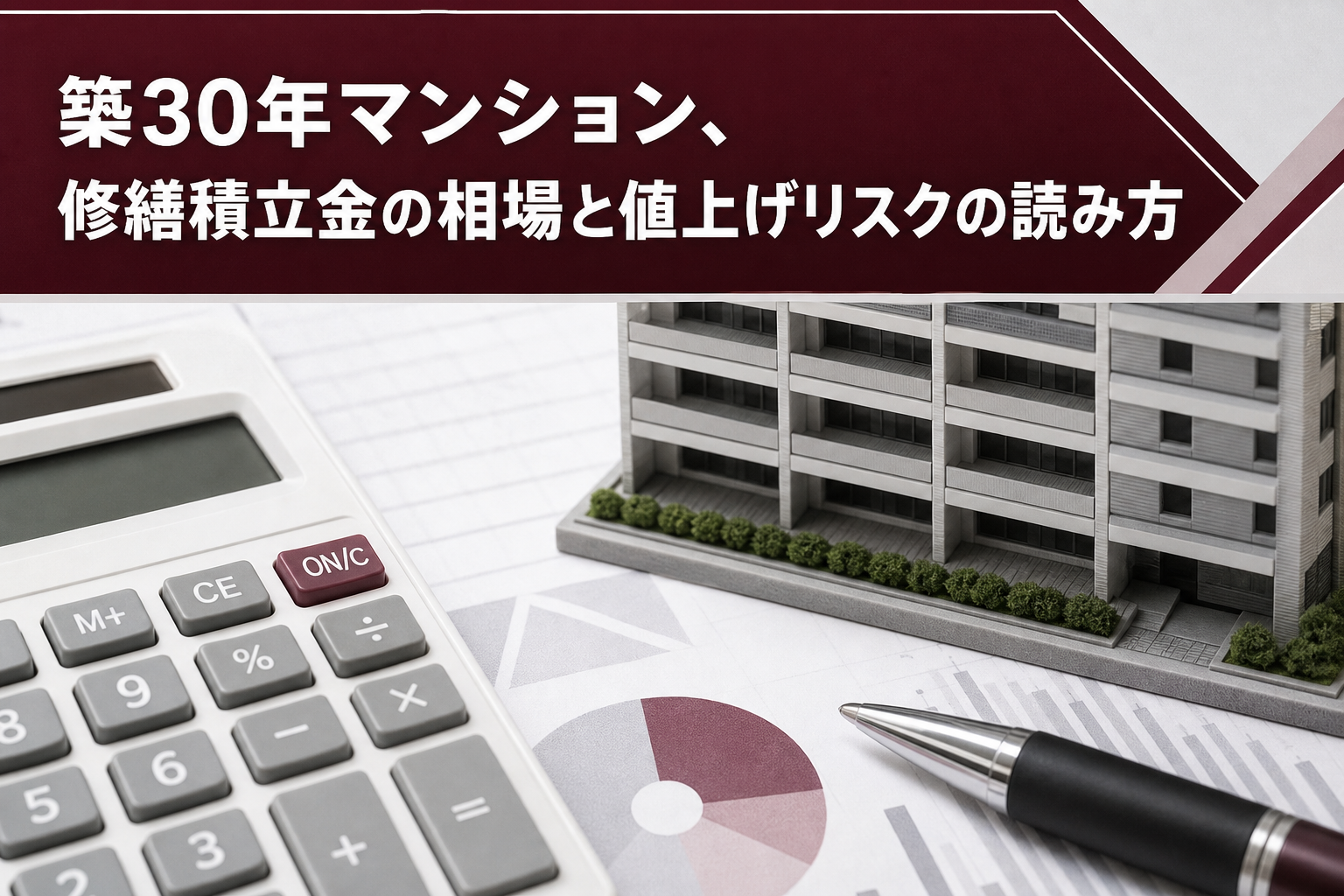 築30年マンション、修繕積立金の相場と値上げリスクの読み方