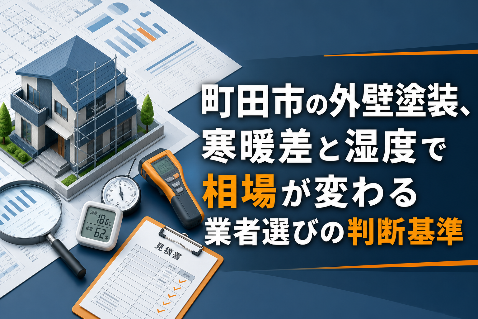 町田市の外壁塗装、寒暖差と湿度で相場が変わる業者選びの判断基準