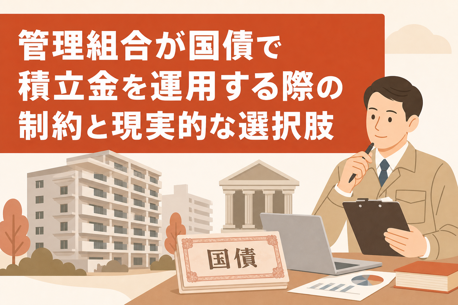 管理組合が国債で積立金を運用する際の制約と現実的な選択肢