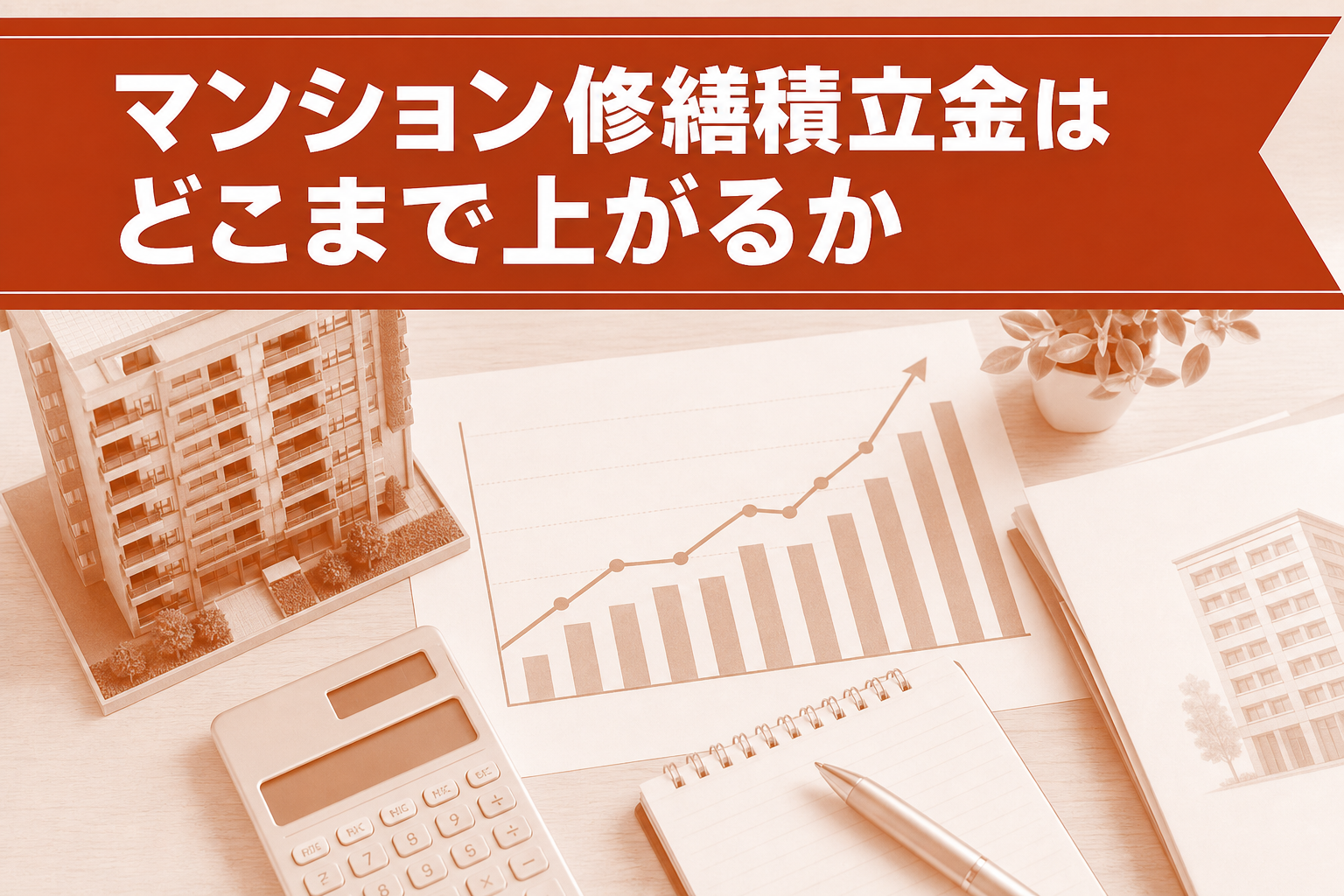 マンション修繕積立金はどこまで上がるか——築年数別の推移と値上げの判断基準