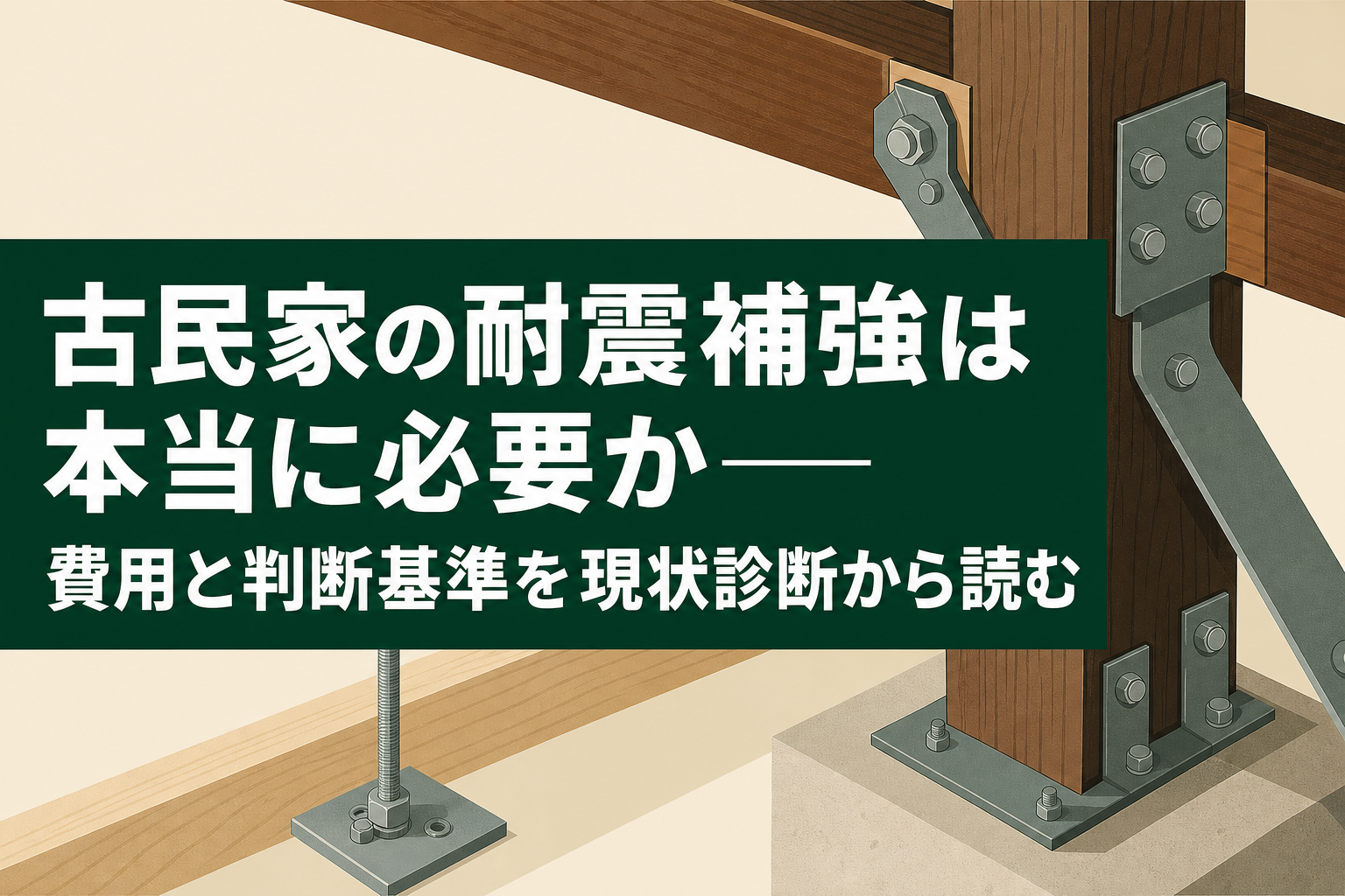 古民家の耐震補強は本当に必要か——費用と判断基準を現状診断から読む